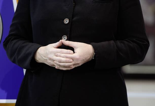 Die Haende von Angela MERKEL , Bundeskanzlerin und CDU Vorsitzende . Berlin , Deutschland . The hands of Angela MERKEL , Federal Chancellor of Germany and Chairman of the Christian Democratic Union (CDU). Berlin , Germany . 30.08.2007 , , , Berlin DEU Deutschland Copyright: xThomasxKoehlerx