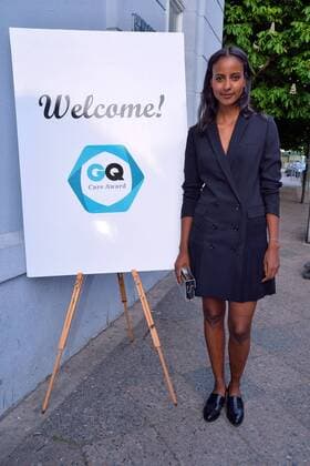 Sara Nuru bei der Ankunft zum GQ Care Award 2017 im The Grand Bar und Club Berlin 10. Mai 2017