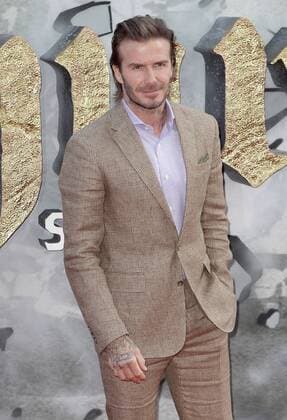 David Beckham attends the European premiere of King Arthur: Legend Of The Sword at Cineworld Empire at Leicester Square, London. MAY 10th 2017  GBHx17948