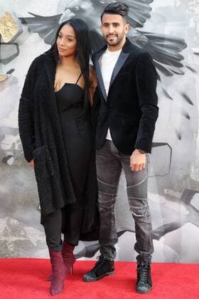 Rita and Riyad Mahrez attend the European premiere of King Arthur: Legend Of The Sword at Cineworld Empire in London. MAY 10th 2017  MESx17950