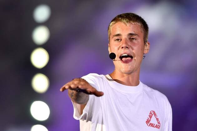 MUMBAI, INDIA - MAY 10: Canadian pop singer Justin Bieber performs for his purpose tour at D.Y. Patil Stadium, Nerul, on May 10, 2017 in Mumbai, India. Justin Bieber, a 23-year-old singer, who was in India as part of the Asia leg of his Purpose World Tour. (Photo by Pratik Chorge Hindustan Times ) Canadian Pop Singer Justin Bieber Performs In Mumbai