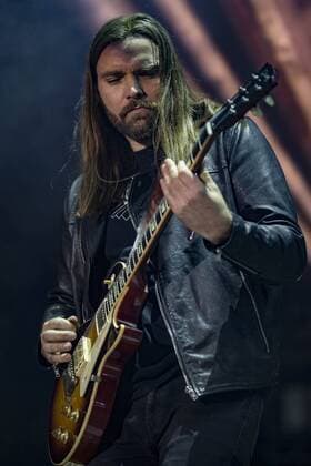Chris Traynor, guitarist for Bush performs at 2017 Beale Street Music Festival at Tom Lee Park in Memphis, Tenn. on May 7, 2017. USA - 2017 - Beale Street Music Festival  Copyright: xJamiexGilliamx