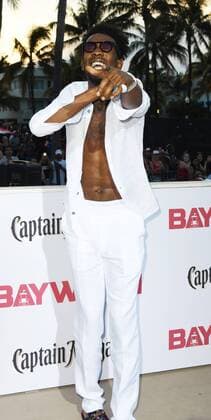 Recording artist Desiigner attends the US premiere of the motion picture Baywatch in Lummus Park, Miami Beach, Florida, May 13, 2017. The movie is a remake of the TV series that ran from 1989-2001.  MIA20170513178 GARYxIxROTHSTEIN