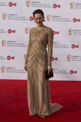 Berühmte Feministinnen, Phoebe Waller-Bridge Virgin TV BAFTAs, London, UK 14 May 2017. Phoebe Waller-Bridge arrives for the Virgin TV British Academy Television Awards (BAFTAs) at the Royal Festival Hall.