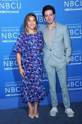 NBCUniversal Upfront America Ferrera;Ben Feldman New York City United States  517320