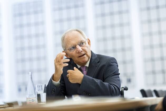 Interview mit Wolfgang Schaeuble, CDU, Bundesfinanzminister. Berlin, 03.07.2014. Berlin Deutschland Copyright: xThomasxTrutschelx