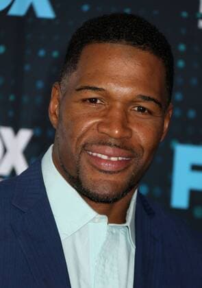 May 15, 2017 - New York, New York, U.S. - NFL broadcaster MICHAEL STRAHAN attends the 2017 FOX Upfront held Wollman Rink in Central Park. New York U.S. - ZUMAk03_ 20170515_zaf_k03_028 Copyright: xNancyxKaszermanx