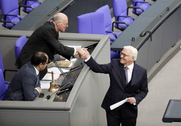 Rede von Frank-Walter Steinmeier nach seiner Wahl zum Bundespraesidenten bei der 16. Bundesversammlung in Berlin. 12.02.2017, Berlin Deutschland Copyright: xThomasxKoehlerx
