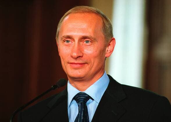 PUTIN, Wladimir, Praesident der russischen Foederation, Villa Huegel, Essen 26.09.2001. , Abdruck honorarpflichtig Essen Deutschland Copyright: xU.xGrabowskyx