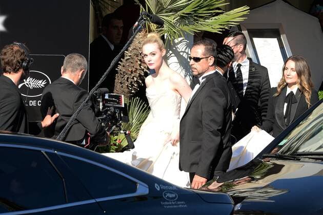70th Cannes Film Festival -Elle Fanning leaves the Martinez Hotel to attends Ismael s Ghost premiere Elle Fanning Cannes France  517965