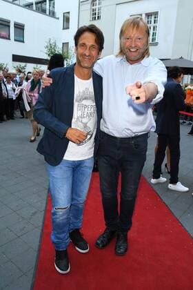 Falk-Willy Wild, Wolfgang Werner Ankunft zur Berlin Premiere von The ADDAMS FAMILY im Admiralspalast in Berlin am 17.05.2017