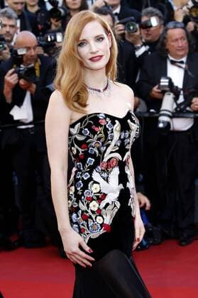 Jessica Chastain at the Ismael s Ghosts (Les Fantomes d Ismael) screening and Opening Gala during the 70th Cannes Film Festival at the Palais des Festivals on May 17, 2017 in Cannes, France Foto:xD.xBedrosianx xFuturexImage