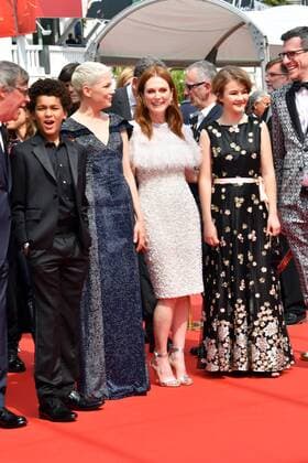 70Â°Cannes Film Festival 2017,Red carpet film Wonderstruck . Pictured: Julienne Moore, Millicent Simmonds, Jaden Michael, Micchelle Williams  Copyright: xCamillaxMorandi Cannesx xIPAx xCannesx