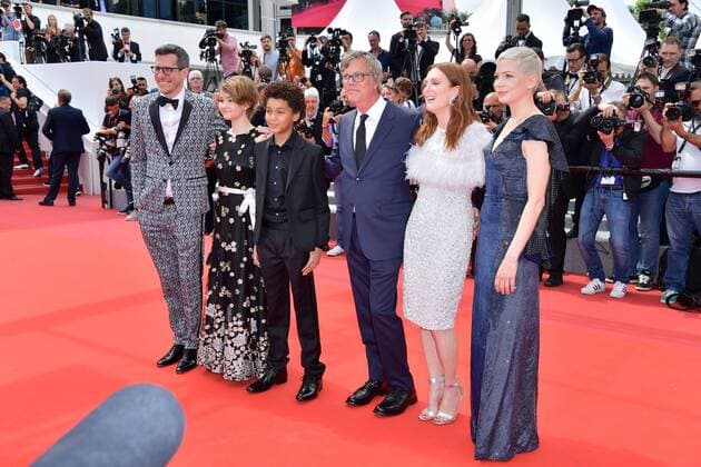 70th Cannes Film Festival - Premiere of the film Wonderstruck Julianne Moore;Michelle Williams;Todd Haynes;Jaden Michael;Millicent Simmonds Cannes France  518367