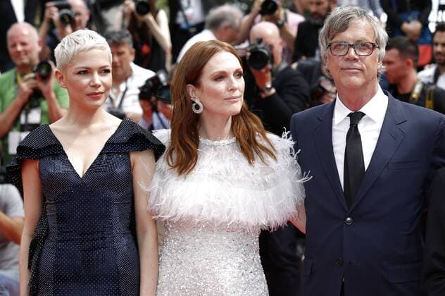 Michelle Williams, Julianne Moore and Todd Haynes at the Wonderstruck premiere during the 70th Cannes Film Festival at the Palais des Festivals on May 18, 2017 in Cannes, France Foto:xD.xBedrosianx xFuturexImage