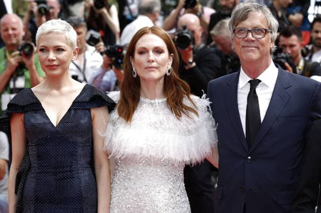 Michelle Williams, Julianne Moore and Todd Haynes at the Wonderstruck premiere during the 70th Cannes Film Festival at the Palais des Festivals on May 18, 2017 in Cannes, France Foto:xD.xBedrosianx xFuturexImage