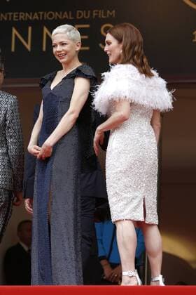 Michelle Williams and Julianne Moore at the Wonderstruck premiere during the 70th Cannes Film Festival at the Palais des Festivals on May 18, 2017 in Cannes, France Foto:xD.xBedrosianx xFuturexImage