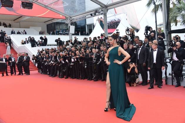 70th Cannes Film Festival 2017, Red carpet film Nelyubov . Pictured: Deepika Padukone  Copyright: xSimonexComix xCannesx xIPAx xCannesx