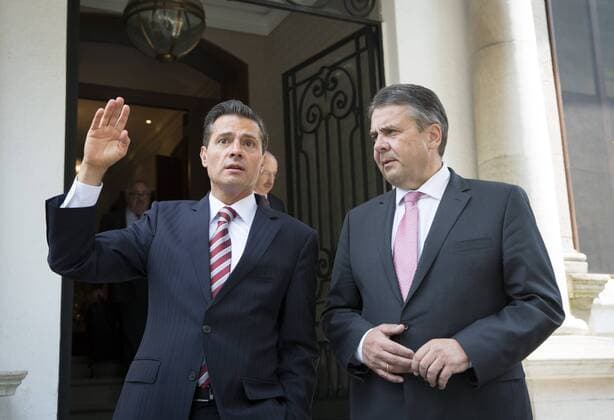 Bundesaussenminister Sigmar Gabriel trifft den mexikanischen Praesidenten Enrique Pena Nieto in Mexiko Stadt. 19.05.2017, Mexico City Mexico Copyright: xThomasxKoehlerx