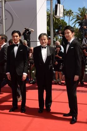 May 21, 2017 - Cannes, France - CANNES, FRANCE - MAY 21: Actor Pyuhei Matsuda, director Kiyoshi Kurosawa and a guest attend the How To Talk To Girls At Parties premiere during the 70th annual Cannes Film Festival at Palais des Festivals on May 21, 2017 in Cannes, France. Cannes France - ZUMAi09_ 20170521_zaf_i09_033 Copyright: xFrederickxInjimbertx