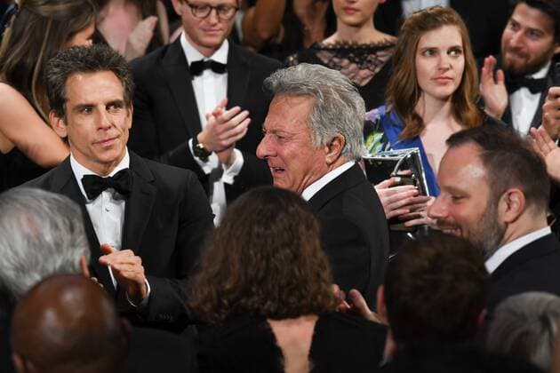 217847 Serge Arnal Starface 2017-05-21 Cannes France Exclusif: 70eme festival International du Film de Cannes. Ambiance fin de projection The Meyerowitz Stories . 70th International Cannes Film Festival. Atmosphere at the end of the screening EXCLUSIVE Hoffman, Dustin; Stiller, Ben  Copyright: xSergexArnalx xStarfacex STAR_217847_014