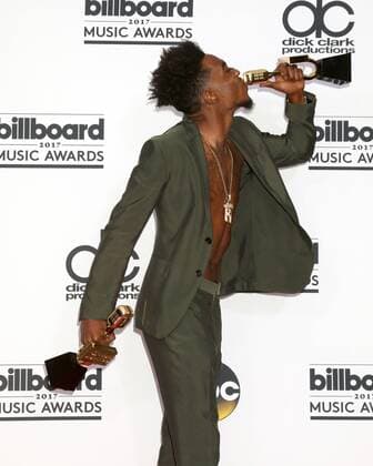 May 21, 2017 - Las Vegas, NV, USA - LAS VEGAS - MAY 21: Desiigner, Sidney Royel Selby III at the 2017 Billboard Awards Press Room at the T-Mobile Arena on May 21, 2017 in Las Vegas, NV Las Vegas USA - ZUMAb170 20170521_zap_b170_016 Copyright: xKayxBlakex