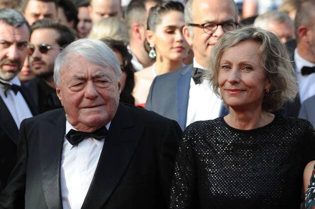 70th Festival de Cannes, France. THE MEYEROWITZ STORIES red carpet at the Film - Festival with Claude Lanzmann, Iris van der Waard.