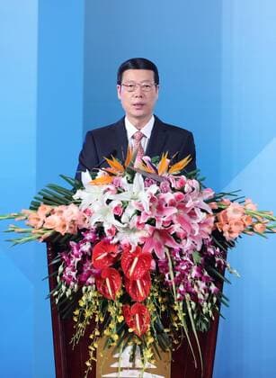 (170523) -- BEIJING, May 23, 2017 -- Chinese Vice Premier Zhang Gaoli addresses the opening ceremony of the 40th Antarctic Treaty Consultative Meeting (ATCM) in Beijing, capital of China, May 23, 2017. ) (zkr) CHINA-BEIJING-ZHANG GAOLI-ATCM(CN) WangxYe 