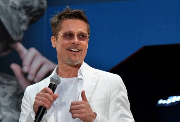 Producer and actor Brad Pitt attends the Japan premiere for the film War Machine in Tokyo, Japan on May 23, 2017.  TKP2017052306 KEIZOxMORI