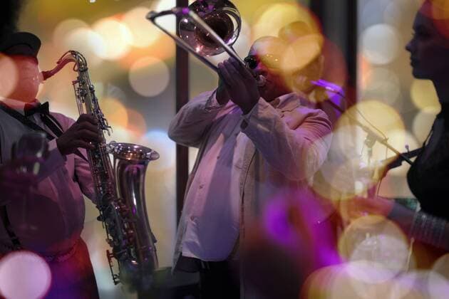 Jazz band playing model released Symbolfoto property released  ZEF13569