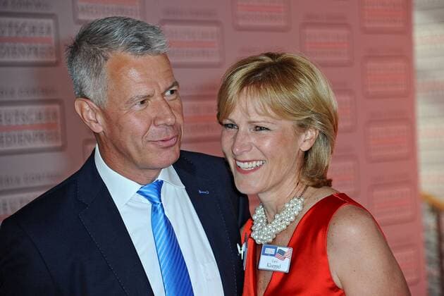 Deutscher Medienpreis. Peter Klöppel mit seiner Ehefrau Carol anläßlich der Verleihung des Deutschen Medienpreises am 25.05.2017 im Kongress Centrum Baden Baden.