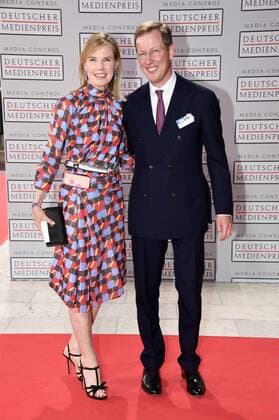 Bernhard Prinz von Baden mit Ehefrau Stephanie Anne Kaul bei der Verleihung des Deutschen Medienpreises 2016 im Kongresshaus. Baden-Baden, 25.05.2017 Foto:xF.xKernx xFuturexImage