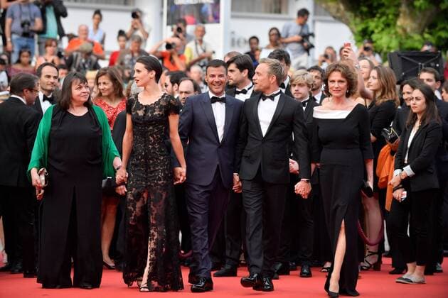 218052 Degun-Paoli Starface 2017-05-26 Etats-Unis 70eme Festival International du Film de Cannes. Montee des Marches du film L amant Double . 70th International Cannes Film Festival. Red Carpet of L amant Double movie . Ozon, François; Bisset, Jacqueline; Renier, Jeremie; Vacth, Marine  Copyright: xDegun-Paolix STAR_218052_148