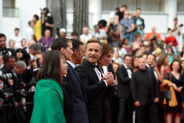 Jeremie Renier, Jacqueline Bisset CINEMA : 70 eme Festival de Cannes - Tapis rouge - L amant double - 26 05 2017 LOICThebaud Panoramic 