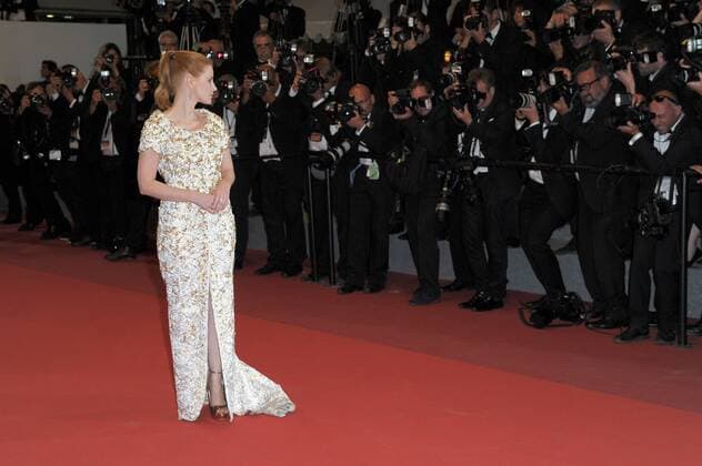 70th Cannes Film Festival 2017, Red Carpet film In the fade . Pictured : Jessica Chastain  Copyright: xAlbertoxTerenghi Cannesx xIPAx xCannesx