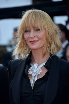Cannes - Premiere D apres une histoire vraie 70th Cannes Film Festival 2017, Red carpet film Based On A True Story . Pictured: Uma Thurman  Copyright: xSimonexComix xCannesx xIPAx xCannesx