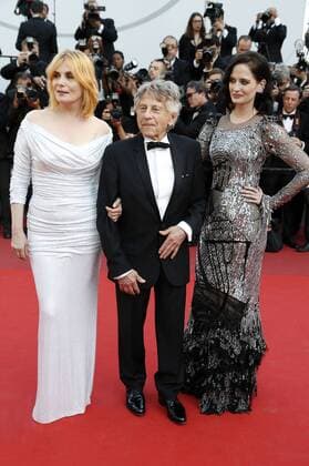 Emmanuelle Seigner, Roman Polanski and Eva Green attending the D apres une histoire vraie Based on a True Story premiere during the 70th Cannes Film Festival at the Palais des Festivals on May 27, 2017 in Cannes, France Foto:xD.xBedrosianx xFuturexImage