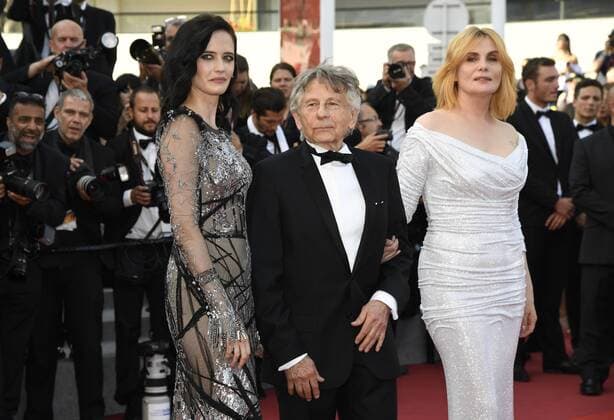 70th Cannes Film Festival - Premiere of D Apres une Histoire Vraie - Based on a True Story Roman Polanski;Emmanuelle Seigner;Eva Green PARIS France  521622