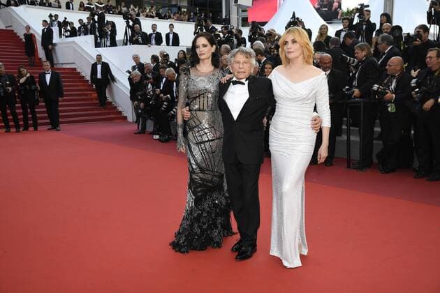 70th Cannes Film Festival - Premiere of D Apres une Histoire Vraie - Based on a True Story Roman Polanski;Emmanuelle Seigner;Eva Green PARIS France  521622