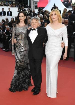 70th Cannes Film Festival - Premiere of D Apres une Histoire Vraie - Based on a True Story Roman Polanski;Emmanuelle Seigner;Eva Green PARIS France  521622