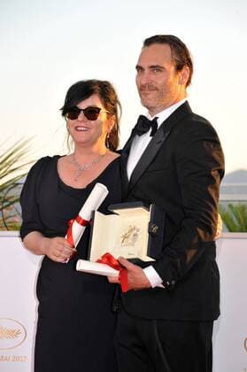 70Â°Cannes Film Festival 2017, Photocall Palmares Pictured: Joaquim Phoenix, Lynne Ramsay Best Actor  Copyright: xCamillaxMorandi Cannesx xIPAx xCannesx