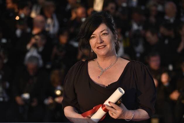 218097 Degun-Paoli Starface 2017-05-28 Etats-Unis 70eme Festival International du Film de Cannes. Photocall des lauréats. 70th International Cannes Film Festival. Awards photocall. . Meilleur scenario. Best screenplay Ramsay, Lynne  Copyright: xDegun-Paolix STAR_218097_038
