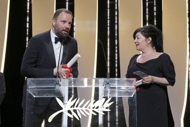 70eme Festival du Film de Cannes - Ceremonie de cloture. Photo: Laurent Guerin E Press Photo Lynne Ramsay;Yorgos Lanthimos Cannes France  521781