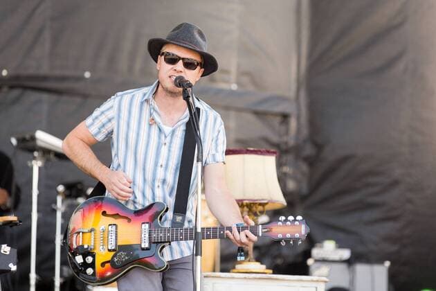 May 28, 2017 - Napa, California, U.S - ANTHONY CATALANO of Little Hurricane during the BottleRock Napa Valley Music Festival in Napa, California Napa U.S. - ZUMAs135 20170528_zap_s135_036 Copyright: xDanielxDeSloverx