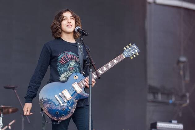 May 28, 2017 - Napa, California, U.S - BRYAN FERRETTI of The Helmets during the BottleRock Napa Valley Music Festival in Napa, California Napa U.S. - ZUMAs135 20170528_zap_s135_038 Copyright: xDanielxDeSloverx