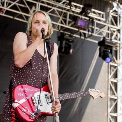 May 28, 2017 - Napa, California, U.S - COLE BECKER of SWMRS during the BottleRock Napa Valley Music Festival in Napa, California Napa U.S. - ZUMAs135 20170528_zap_s135_049 Copyright: xDanielxDeSloverx