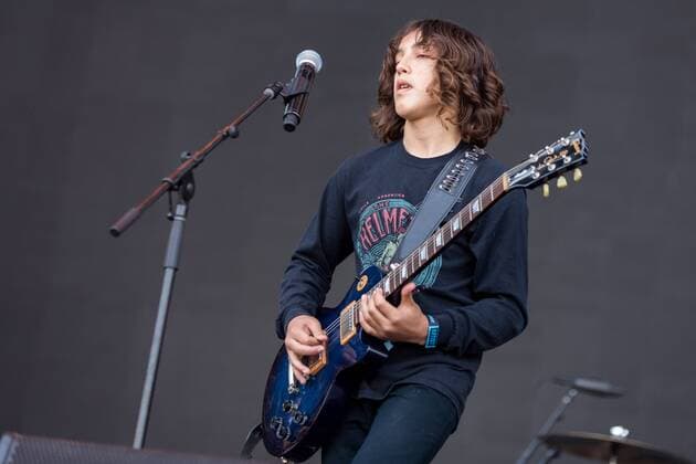 May 28, 2017 - Napa, California, U.S - BRYAN FERRETTI of The Helmets during the BottleRock Napa Valley Music Festival in Napa, California Napa U.S. - ZUMAs135 20170528_zap_s135_060 Copyright: xDanielxDeSloverx