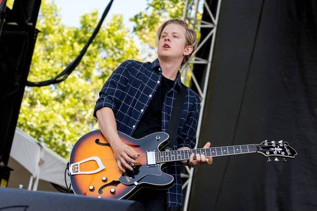 May 28, 2017 - Napa, California, U.S - MAX BECKER of SWMRS during the BottleRock Napa Valley Music Festival in Napa, California Napa U.S. - ZUMAs135 20170528_zap_s135_069 Copyright: xDanielxDeSloverx