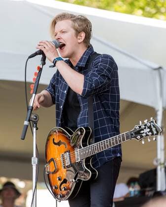 May 28, 2017 - Napa, California, U.S - MAX BECKER of SWMRS during the BottleRock Napa Valley Music Festival in Napa, California Napa U.S. - ZUMAs135 20170528_zap_s135_087 Copyright: xDanielxDeSloverx