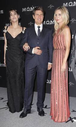 Premiere de Momie au Grand Rex a Paris. Photo: Laurent Guerin E Press Photo Tom Cruise;Sofia Boutella;Annabelle Wallis Paris France  522089